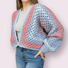 Load image into Gallery viewer, Granny Hexagon Cardigan Pattern