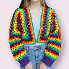 Load image into Gallery viewer, Granny Hexagon Cardigan Pattern