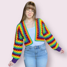 Load image into Gallery viewer, Granny Hexagon Cardigan Pattern