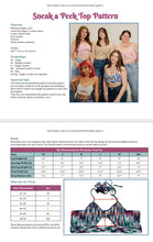 Load image into Gallery viewer, Sneak A Peek Top Crochet Pattern