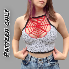 Load image into Gallery viewer, Spiderweb Top Crochet Pattern