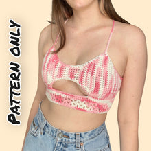 Load image into Gallery viewer, Sneak A Peek Top Crochet Pattern