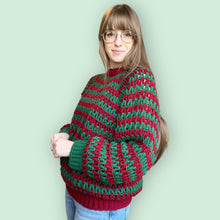 Load image into Gallery viewer, V stitch Christmas Sweater
