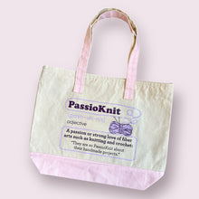Load image into Gallery viewer, Passioknit Definition Tote Bag

