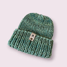 Load image into Gallery viewer, Teal Chunky Knit Beanie
