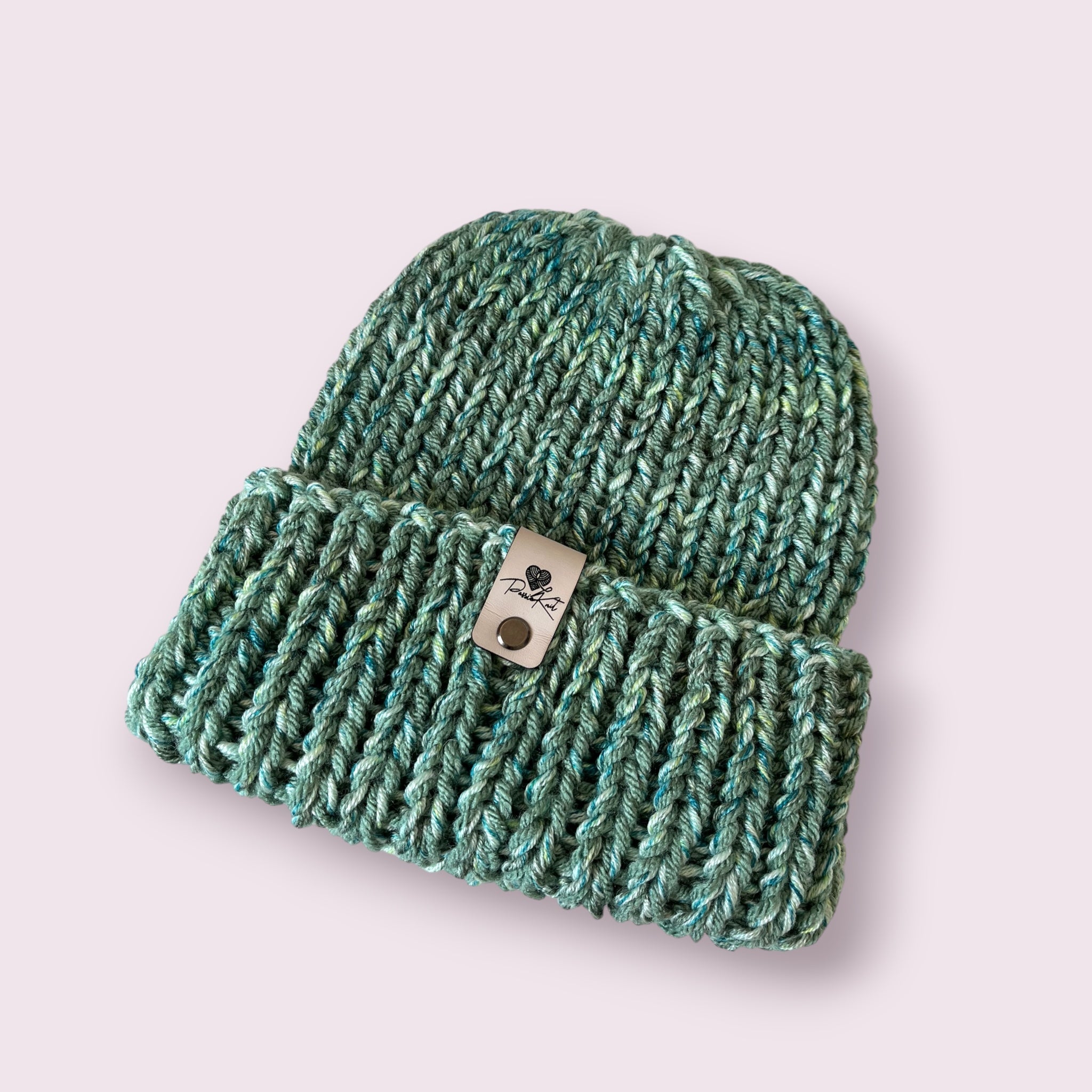 Teal Chunky Knit Beanie – PassioKnit Goods
