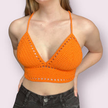 Load image into Gallery viewer, Hot Orange Lilly Top M
