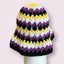 Load image into Gallery viewer, Non-binary Pride Kelp Bucket Hat
