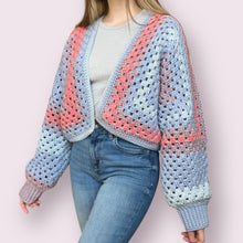 Load image into Gallery viewer, Blue Blush Cardigan
