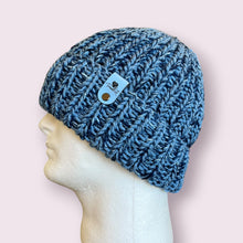 Load image into Gallery viewer, Blue Chunky Knit Beanie
