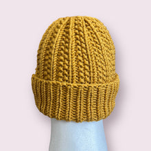 Load image into Gallery viewer, Mustard Justyna Beanie
