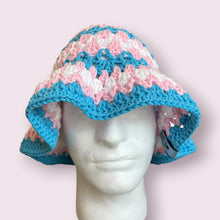 Load image into Gallery viewer, Trans Pride Kelp Bucket Hat
