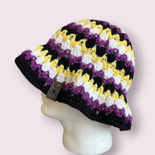 Load image into Gallery viewer, Non-binary Pride Kelp Bucket Hat
