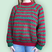 Load image into Gallery viewer, V stitch Christmas Sweater
