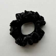 Load image into Gallery viewer, Black Velvet Scruchies 2 piece
