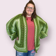 Load image into Gallery viewer, Green Apple Ombre Cardigan
