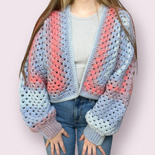 Load image into Gallery viewer, Blue Blush Cardigan
