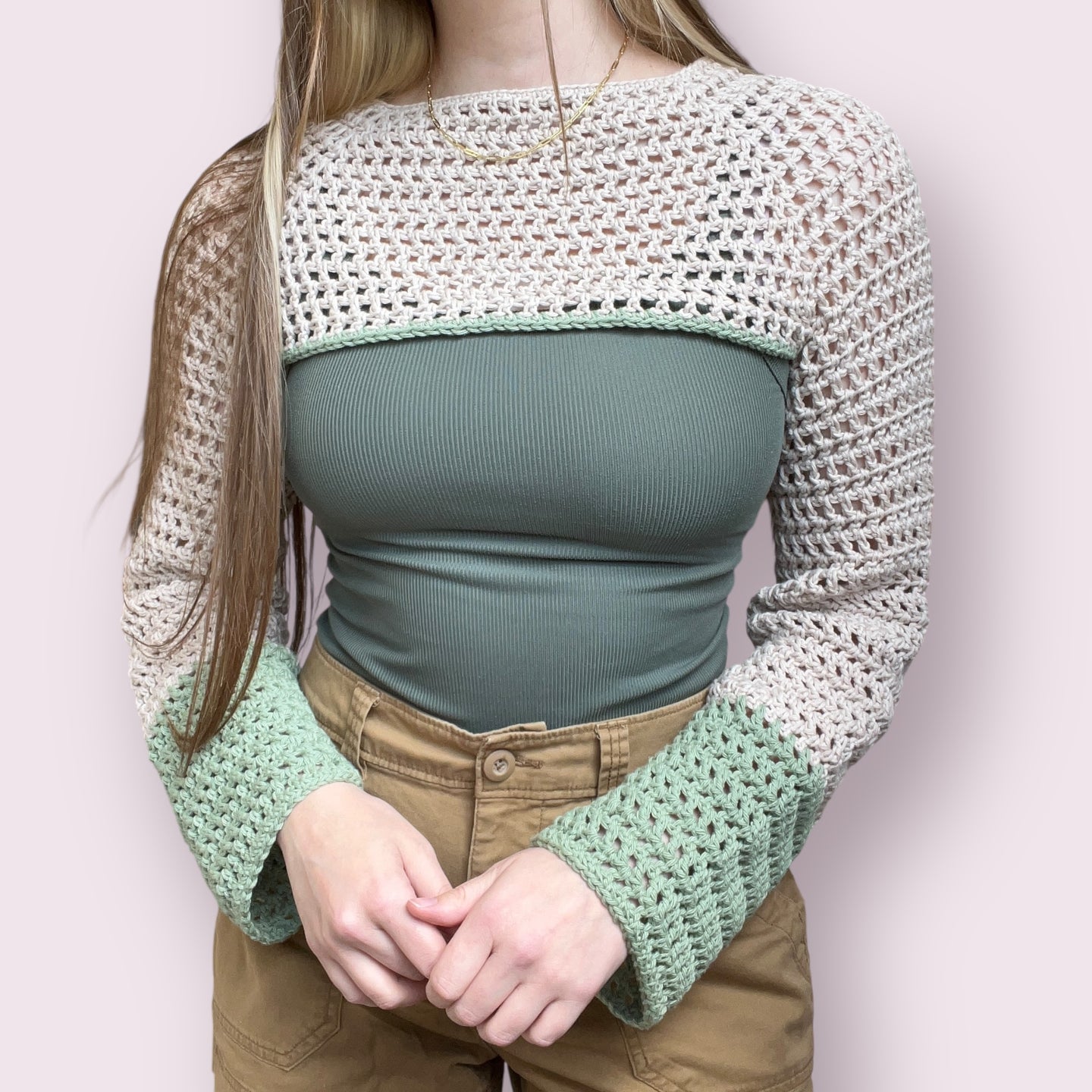 Cotton Mesh Sleeves