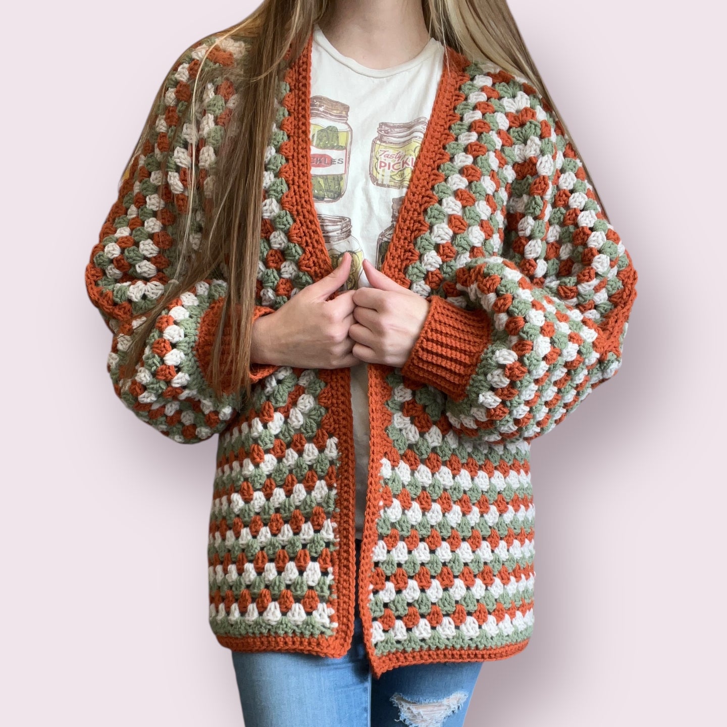 Pumpkin Patch Cardigan L