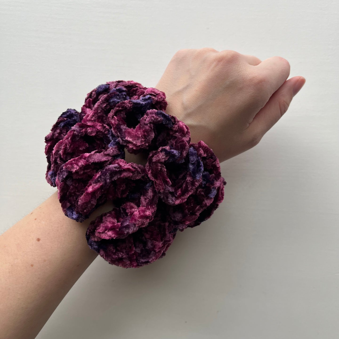 Burgundy Velvet Scrunchie