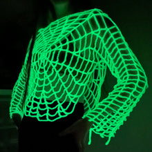 Load image into Gallery viewer, Glow Spiderweb Shirt
