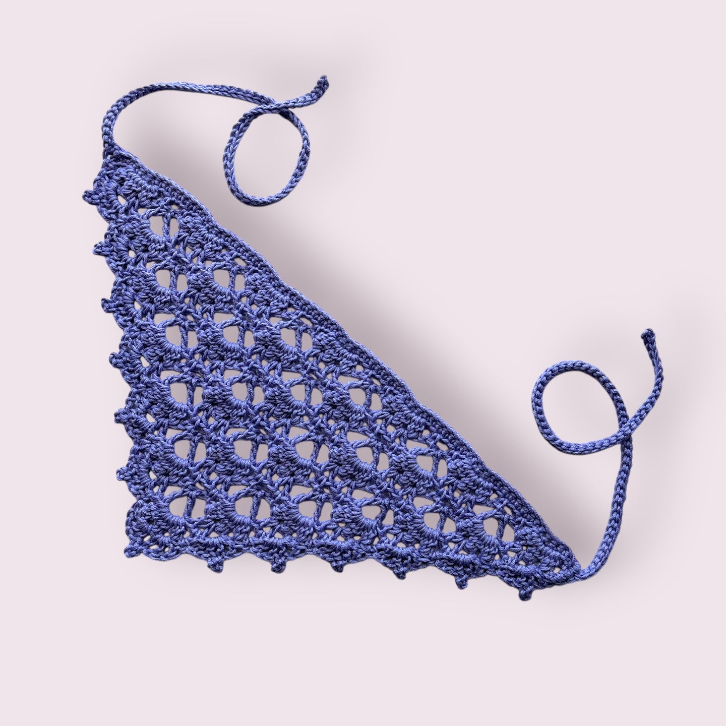 Purple lace Bandana