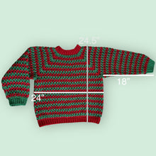 Load image into Gallery viewer, V stitch Christmas Sweater
