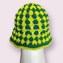 Load image into Gallery viewer, Green Cotton Bucket Hat
