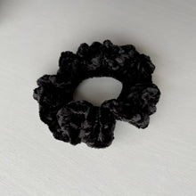Load image into Gallery viewer, Black Velvet Scruchies 2 piece
