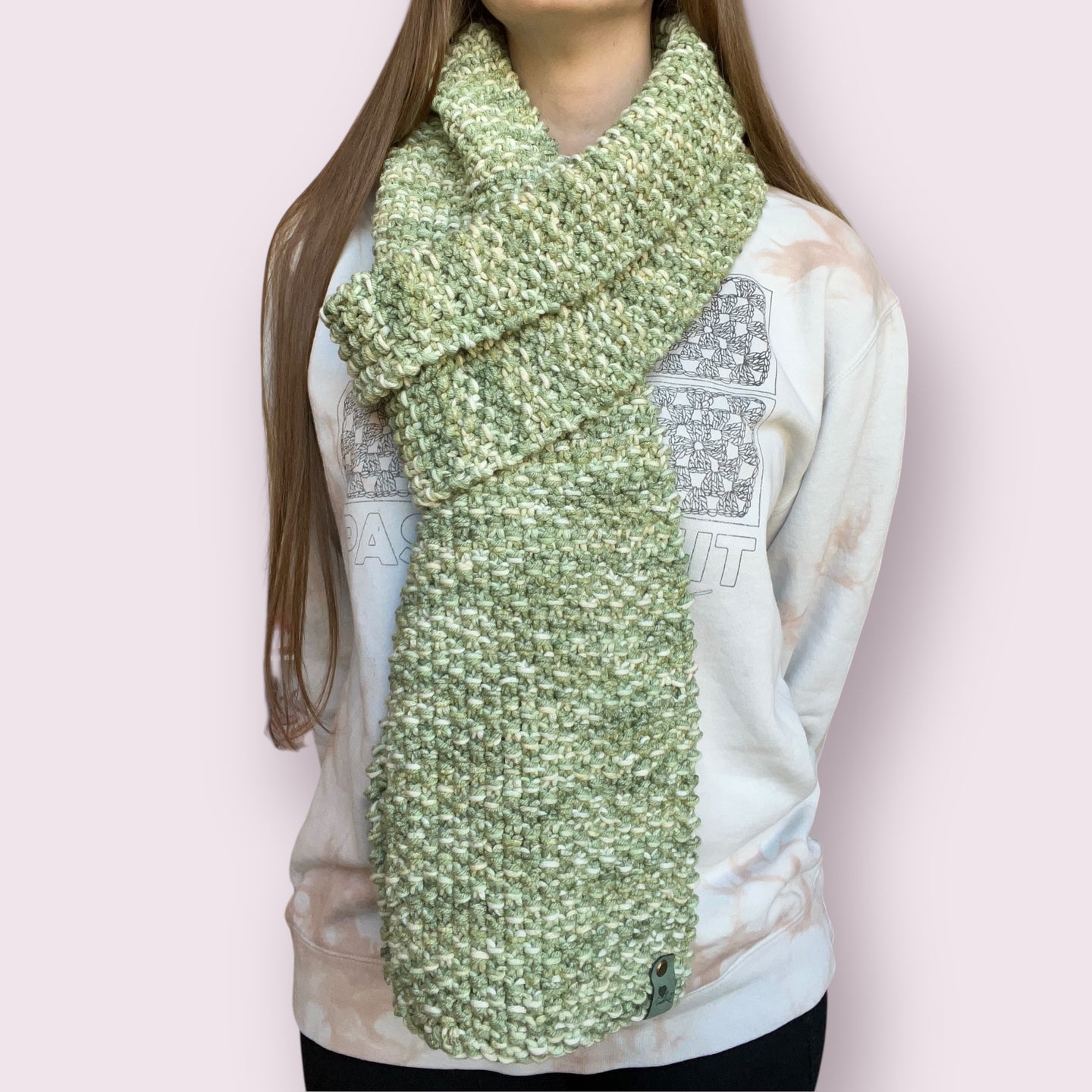 Mossy Knit Scarf