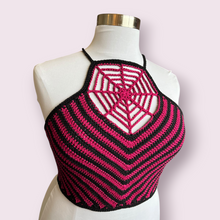 Load image into Gallery viewer, Draculaura Spiderweb top XL
