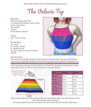 Load image into Gallery viewer, Valerie Top Crochet Pattern
