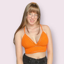 Load image into Gallery viewer, Hot Orange Lilly Top M
