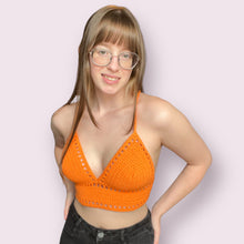 Load image into Gallery viewer, Hot Orange Lilly Top M
