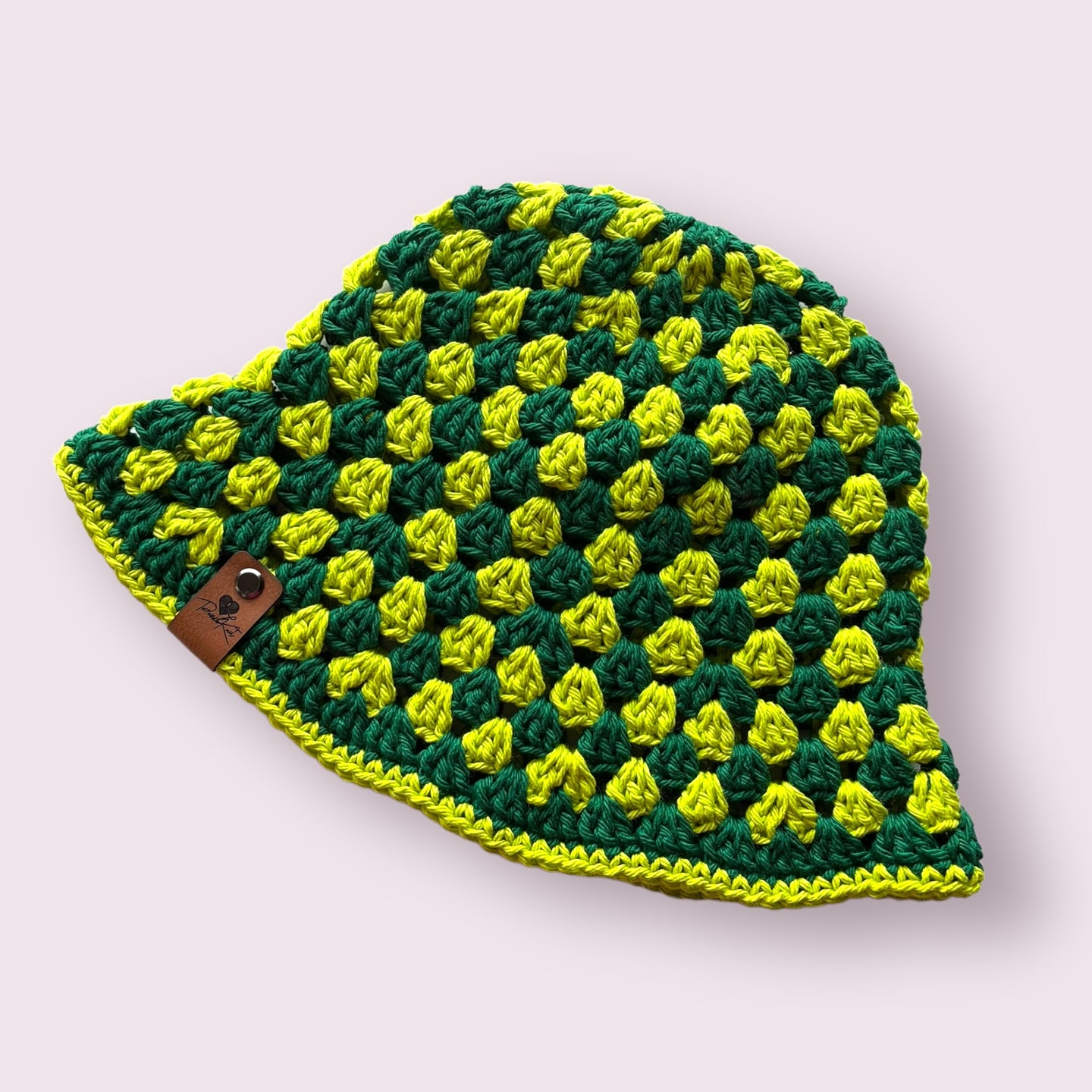 Green Cotton Bucket Hat