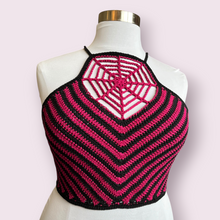 Load image into Gallery viewer, Draculaura Spiderweb top XL
