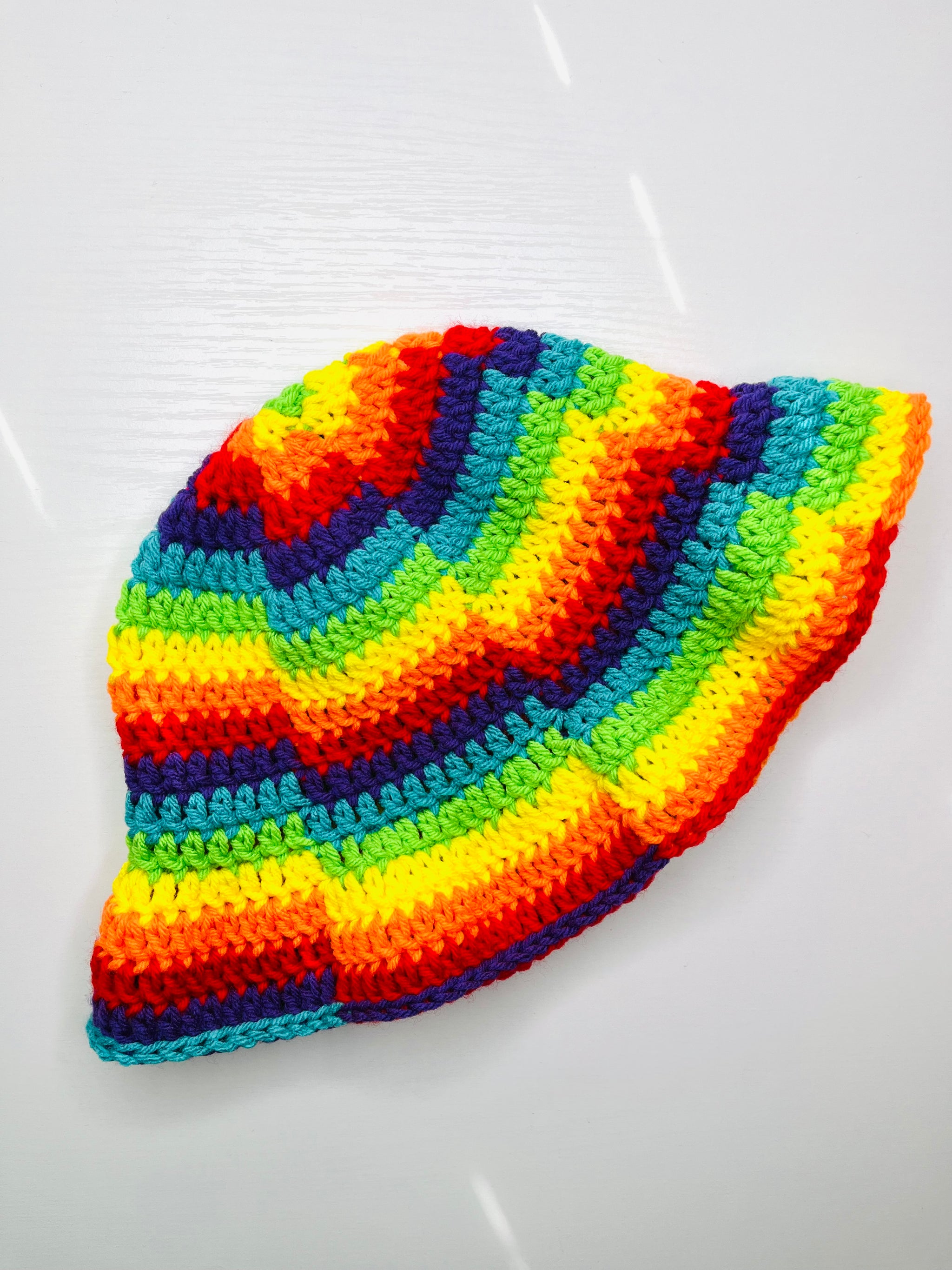 Rainbow Swirl Bucket Hat Crochet Pattern – PassioKnit Goods