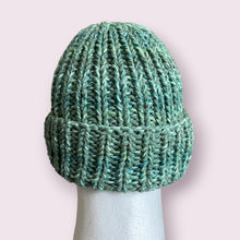 Load image into Gallery viewer, Teal Chunky Knit Beanie
