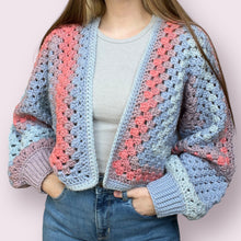 Load image into Gallery viewer, Blue Blush Cardigan
