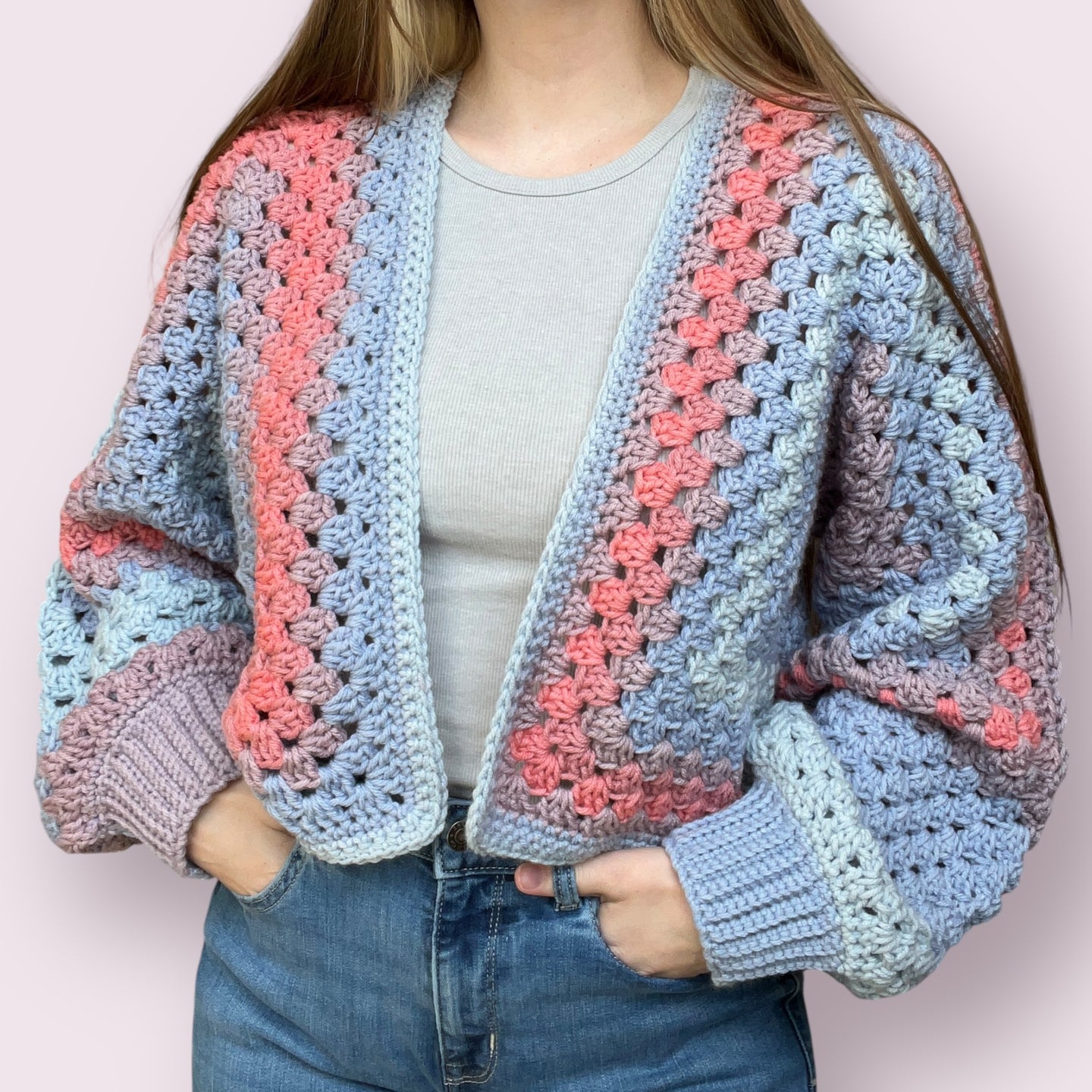 Blue Blush Cardigan