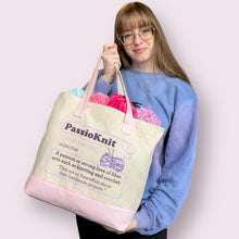 Load image into Gallery viewer, Passioknit Definition Tote Bag
