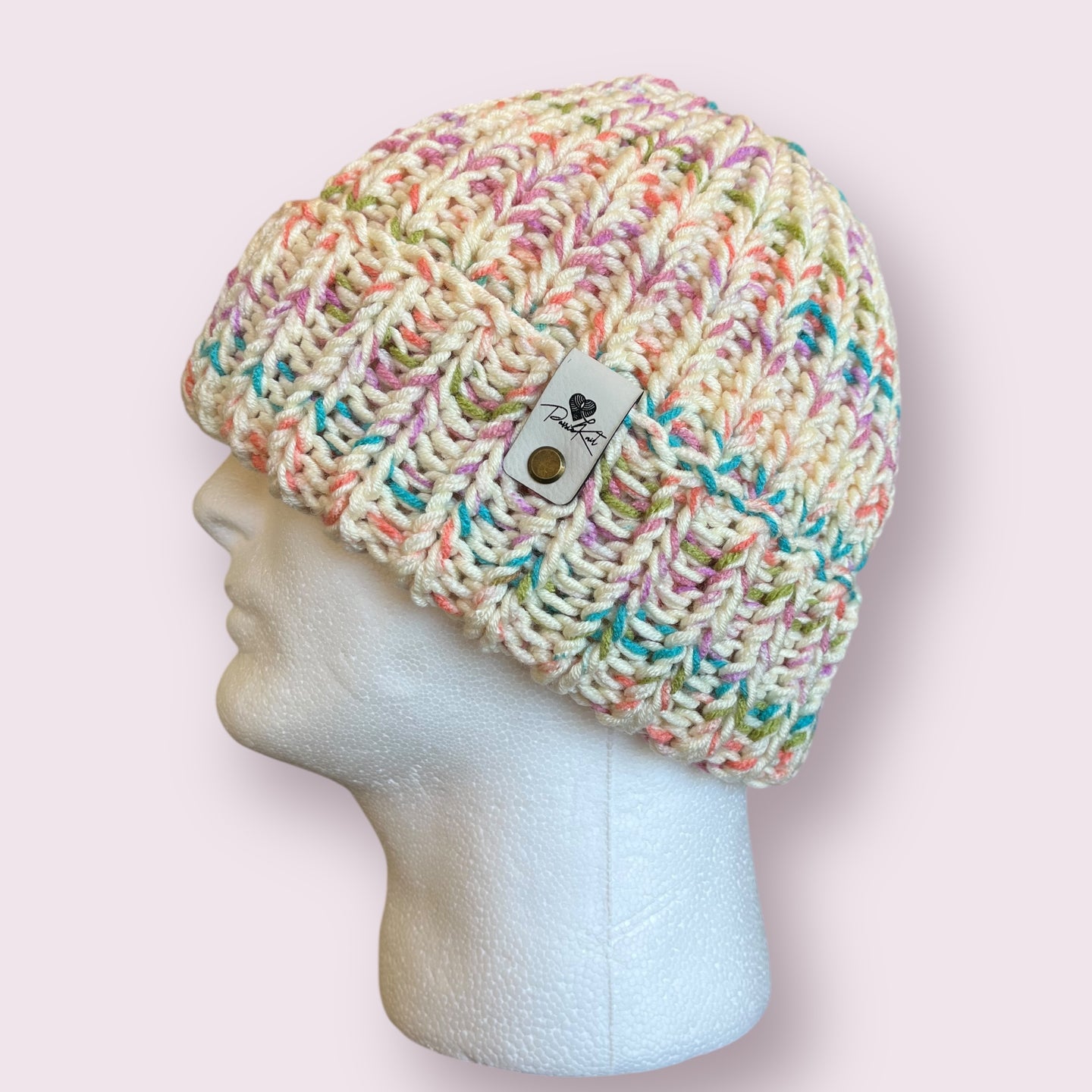 Cream Sherbet Chunky Knit Beanie