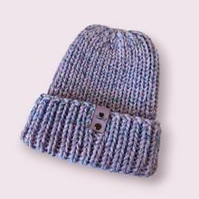 Load image into Gallery viewer, Lavender Chunky Knit Beanie
