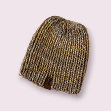 Load image into Gallery viewer, Tan Chunky Knit Beanie
