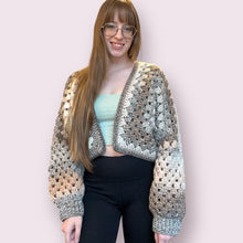 Load image into Gallery viewer, Puzzle Cropped Cardi
