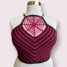 Load image into Gallery viewer, Draculaura Spiderweb top XL
