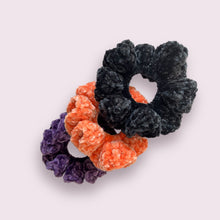 Load image into Gallery viewer, Halloween Velvet Scrunchie 3pc Set
