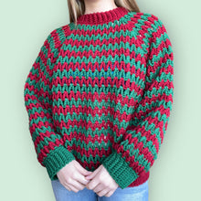Load image into Gallery viewer, V stitch Christmas Sweater
