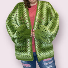Load image into Gallery viewer, Green Apple Ombre Cardigan
