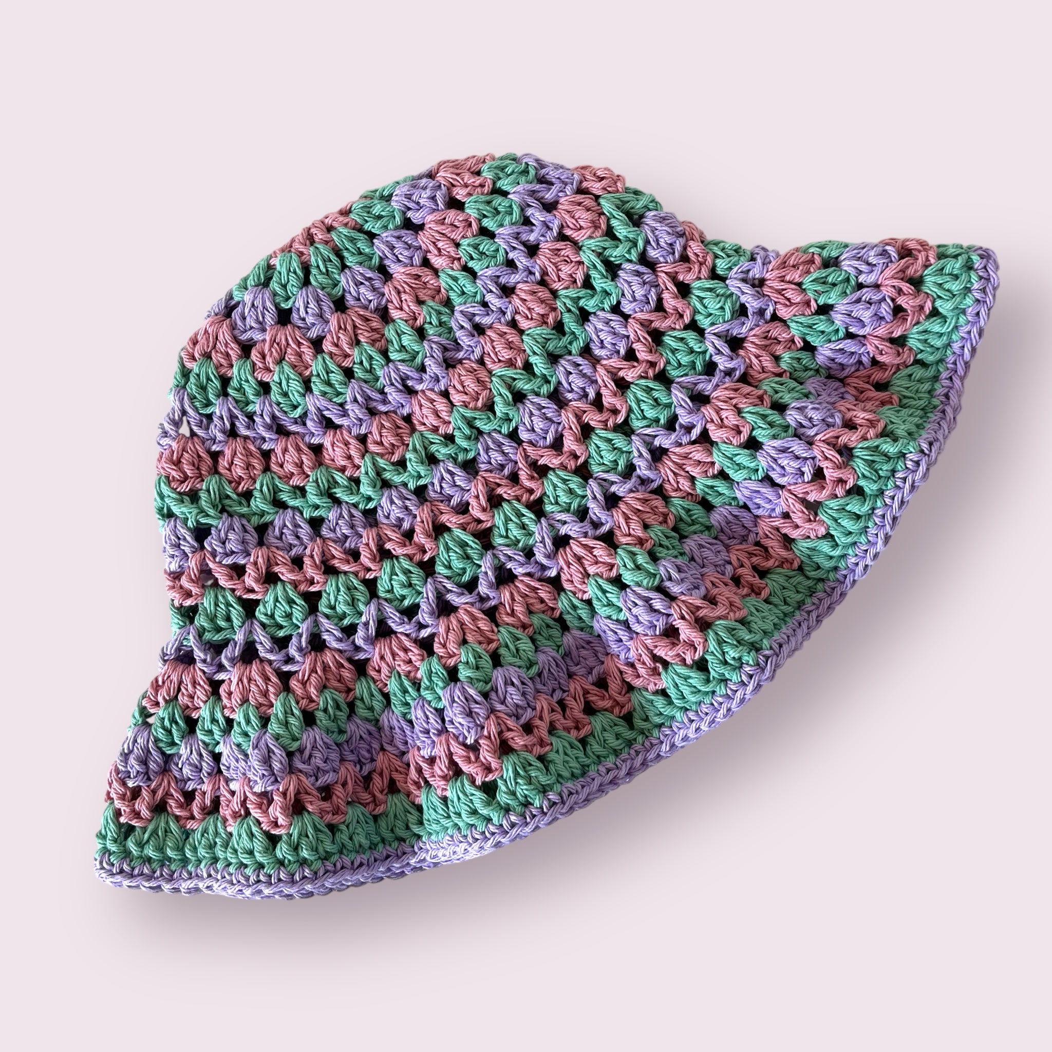 The Kelp Crochet Bucket Sun Hat Cotton Yarn Handcrafted Handmade by Seller ?✨ in this months issue of @insidecrochet this dreamy  main image 2